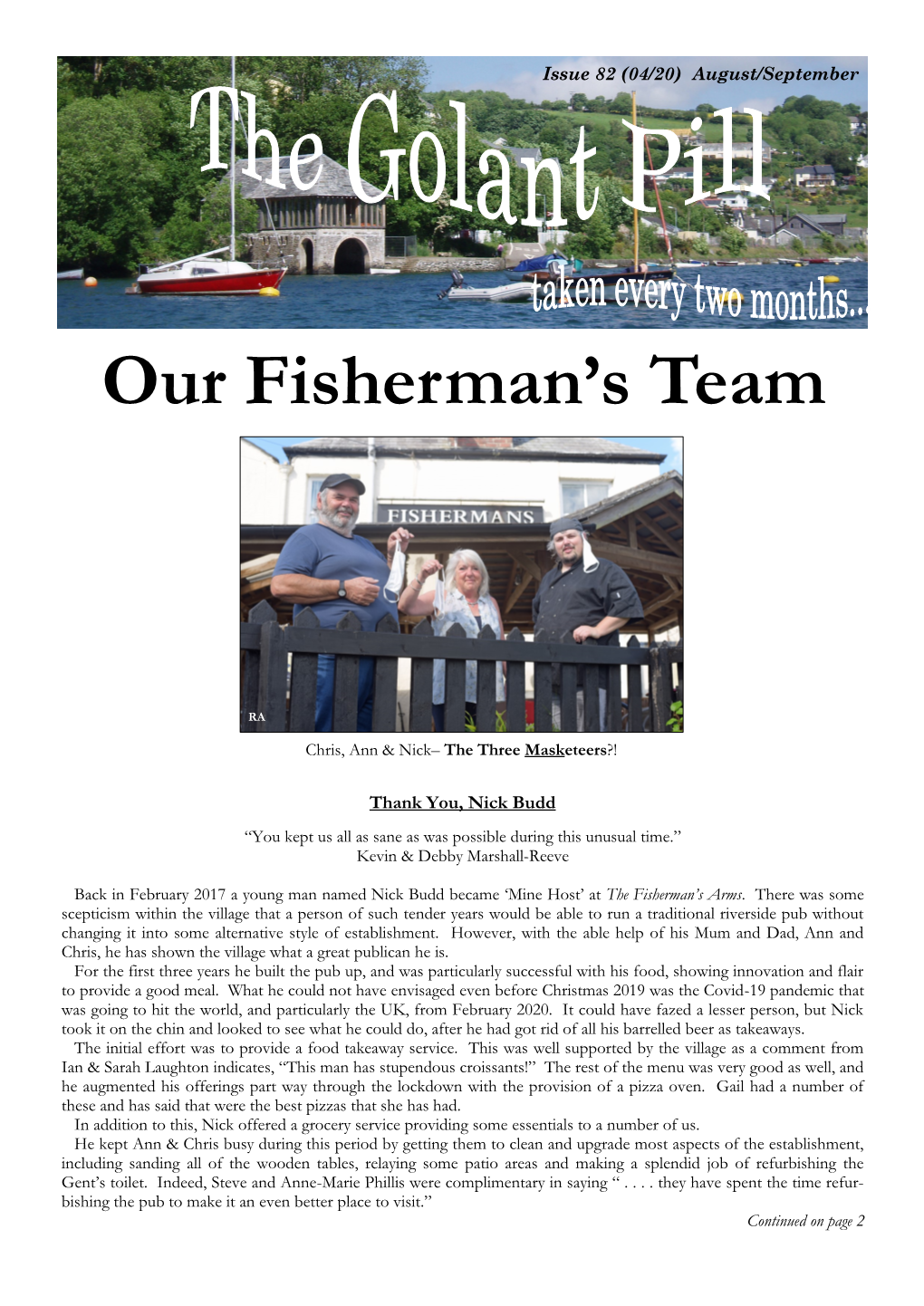Our Fisherman's Team