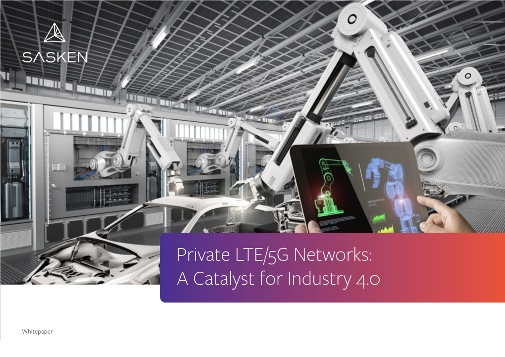 Private LTE/5G Networks: a Catalyst for Industry 4.0