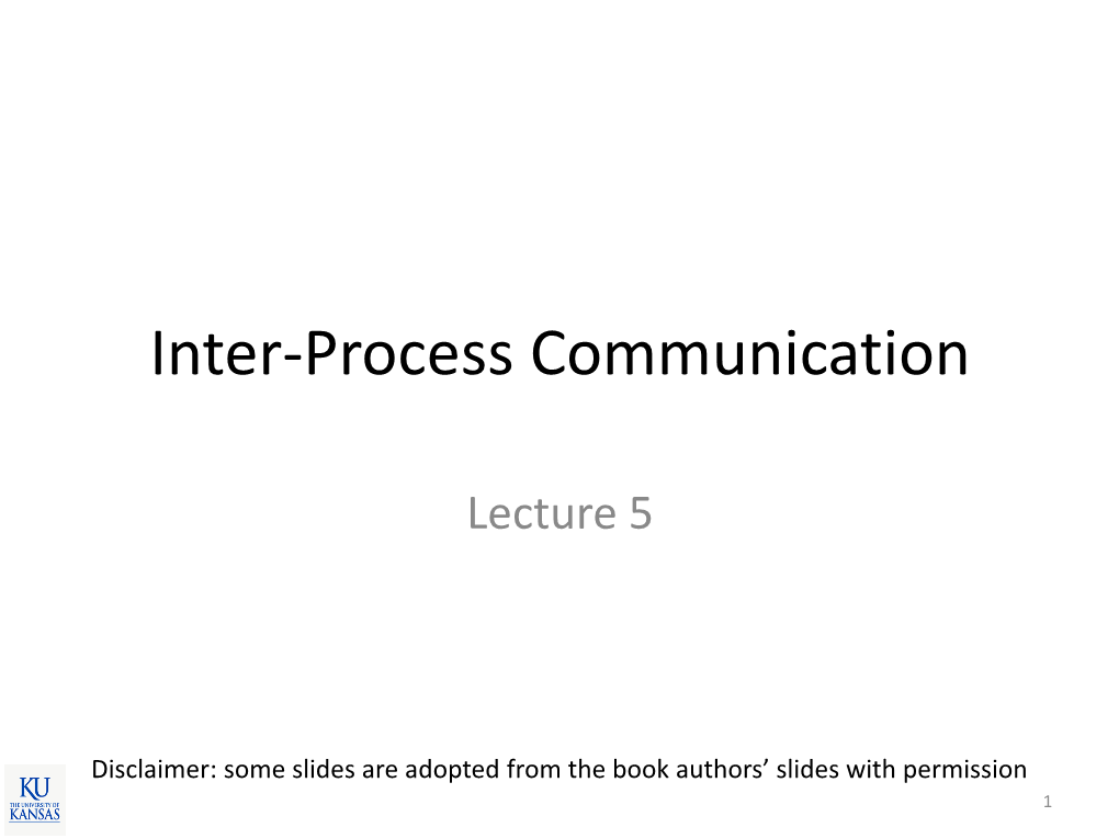 Inter-Process Communication