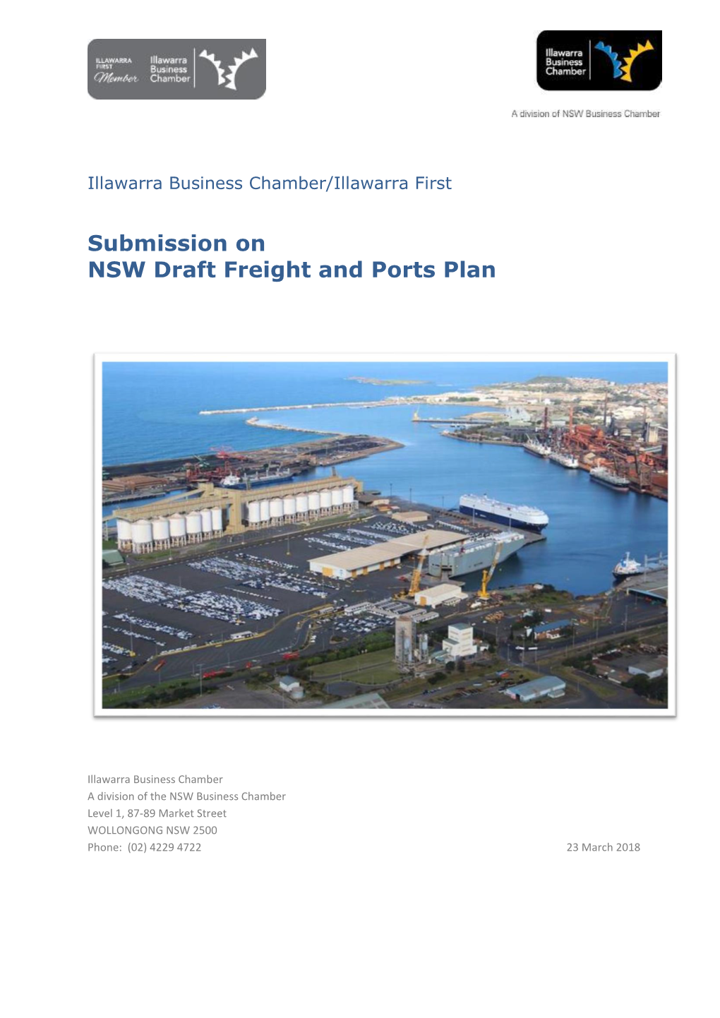 NSW Draft Freight and Ports Plan