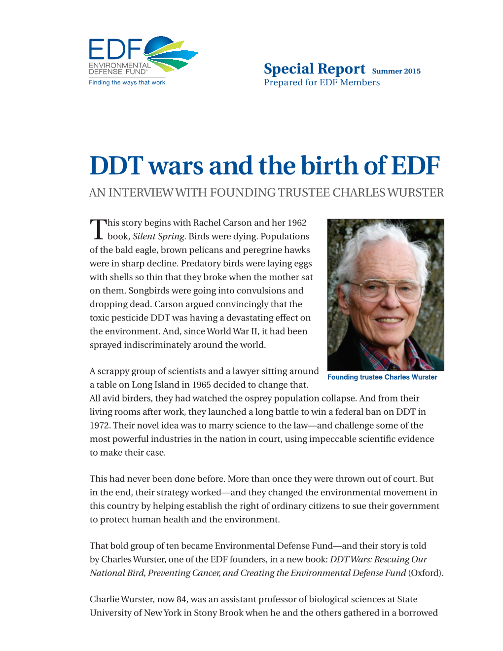 DDT Wars and the Birth of EDF [PDF]