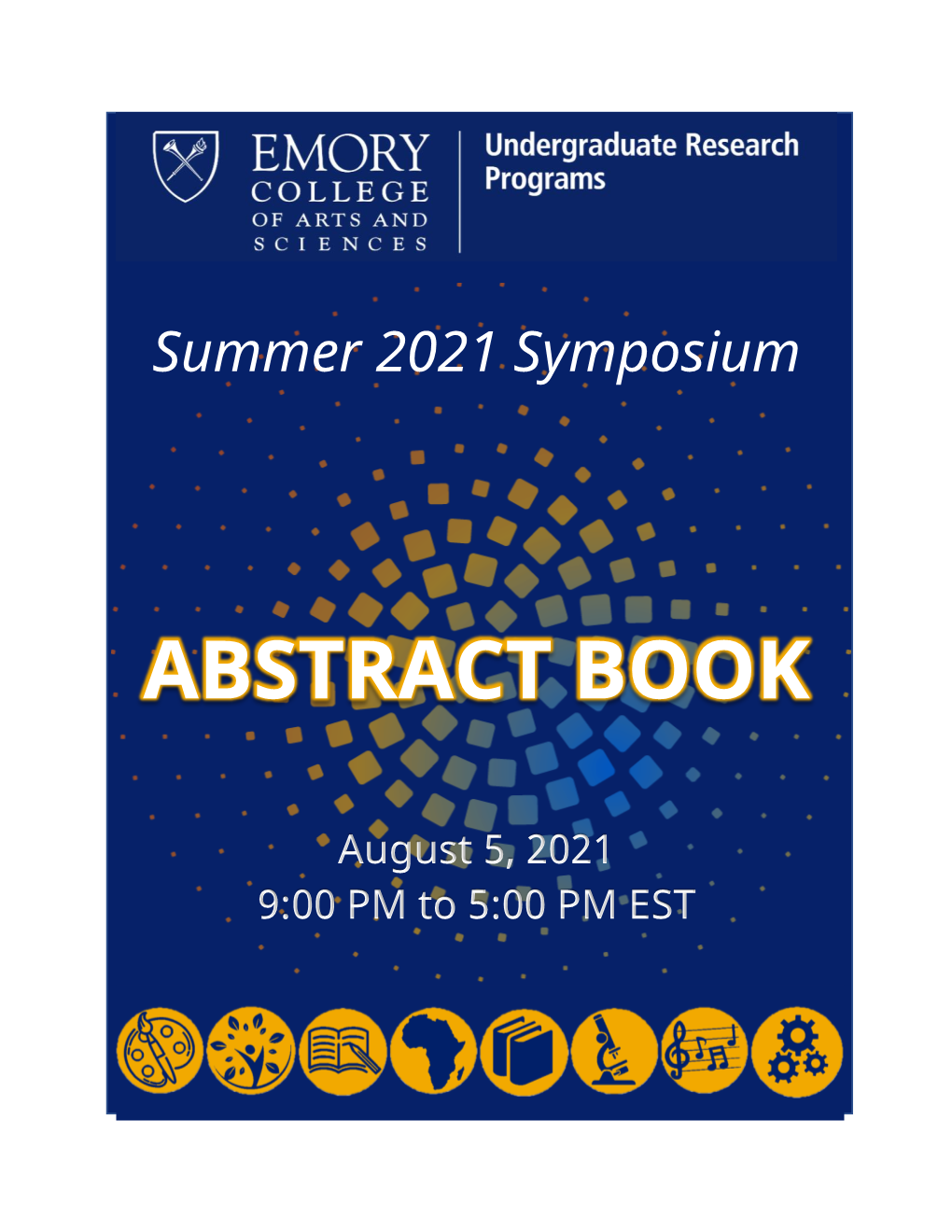 Summer 2021 Abstract Book