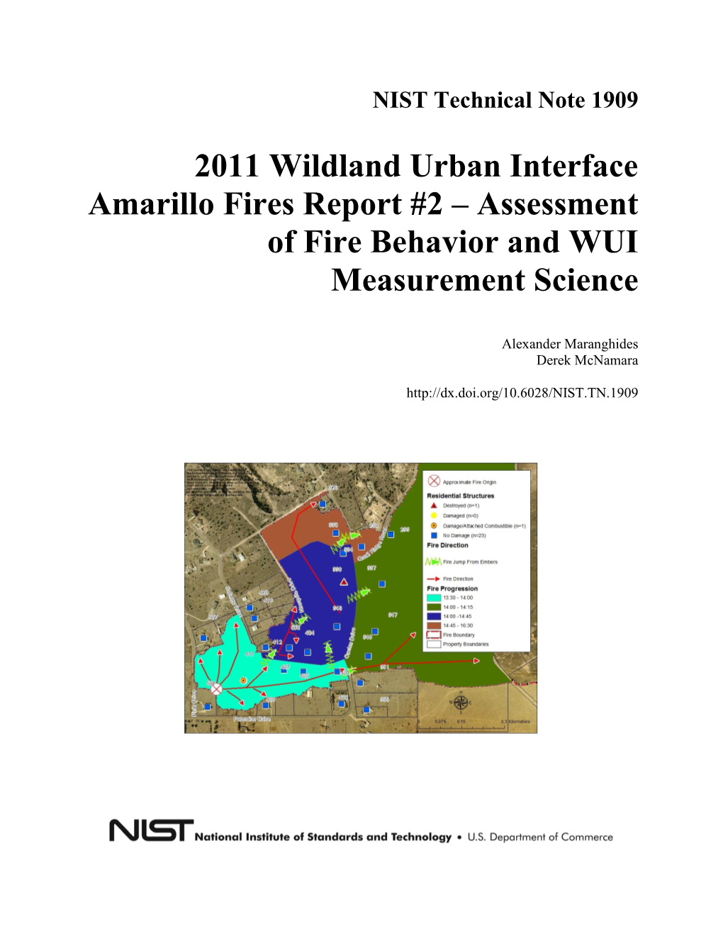 2011 Wildland Urban Interface Amarillo Fires Report #2 – Assessment of Fire Behavior and WUI Measurement Science