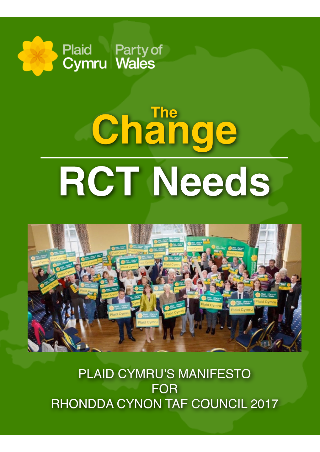 Plaid Cymru's Manifesto for Rhondda Cynon Taf Council