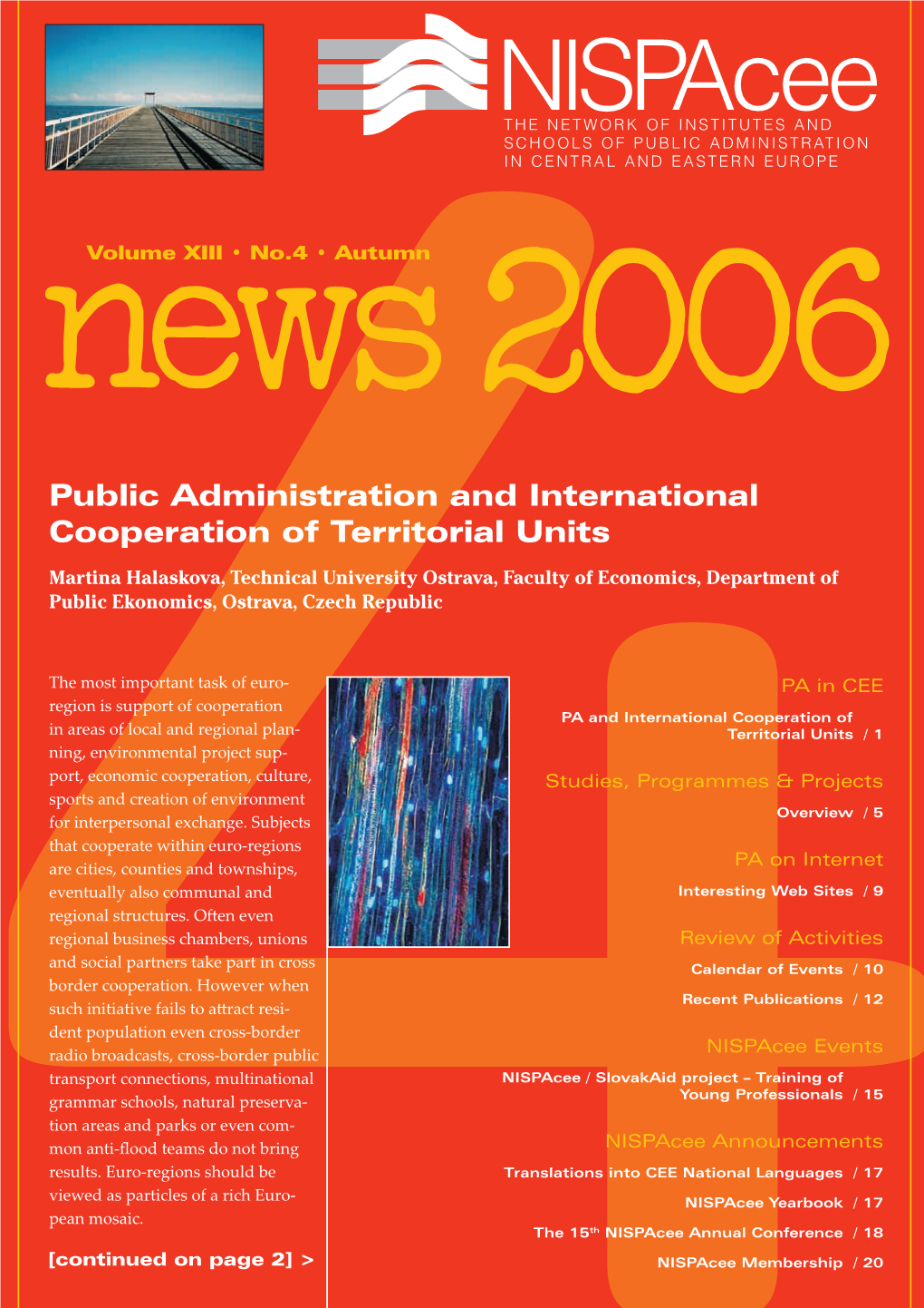 Public Administration and International Cooperation Of