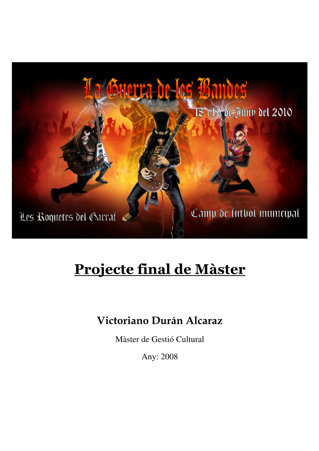 Projecte Final De Màster