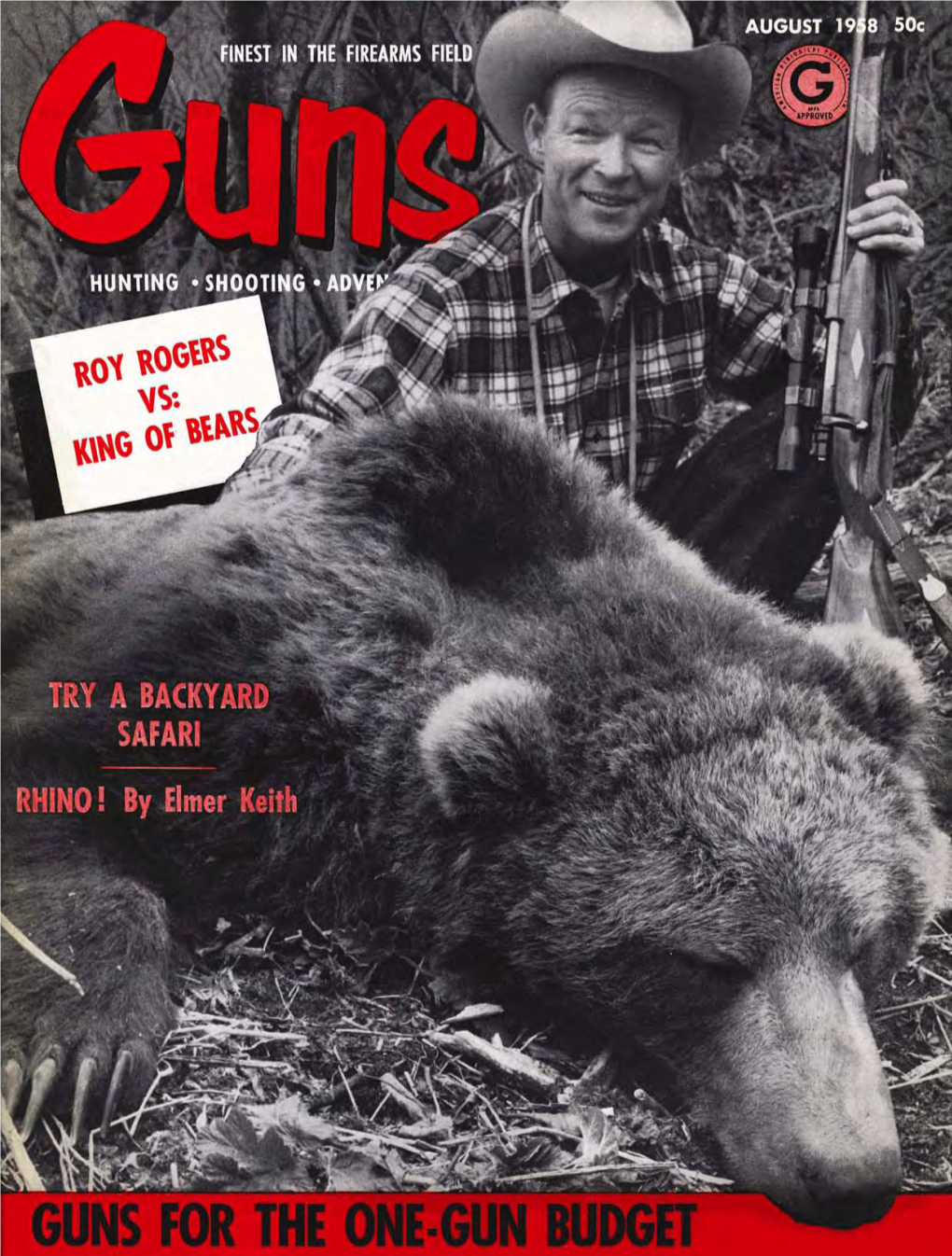 GUNS Magazine August 1958