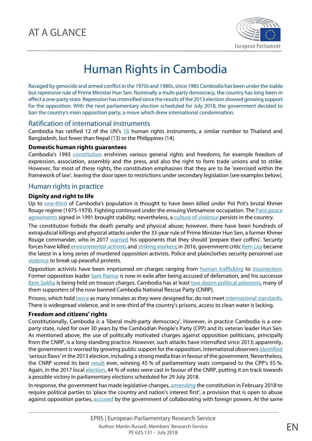 Human Rights in Cambodia