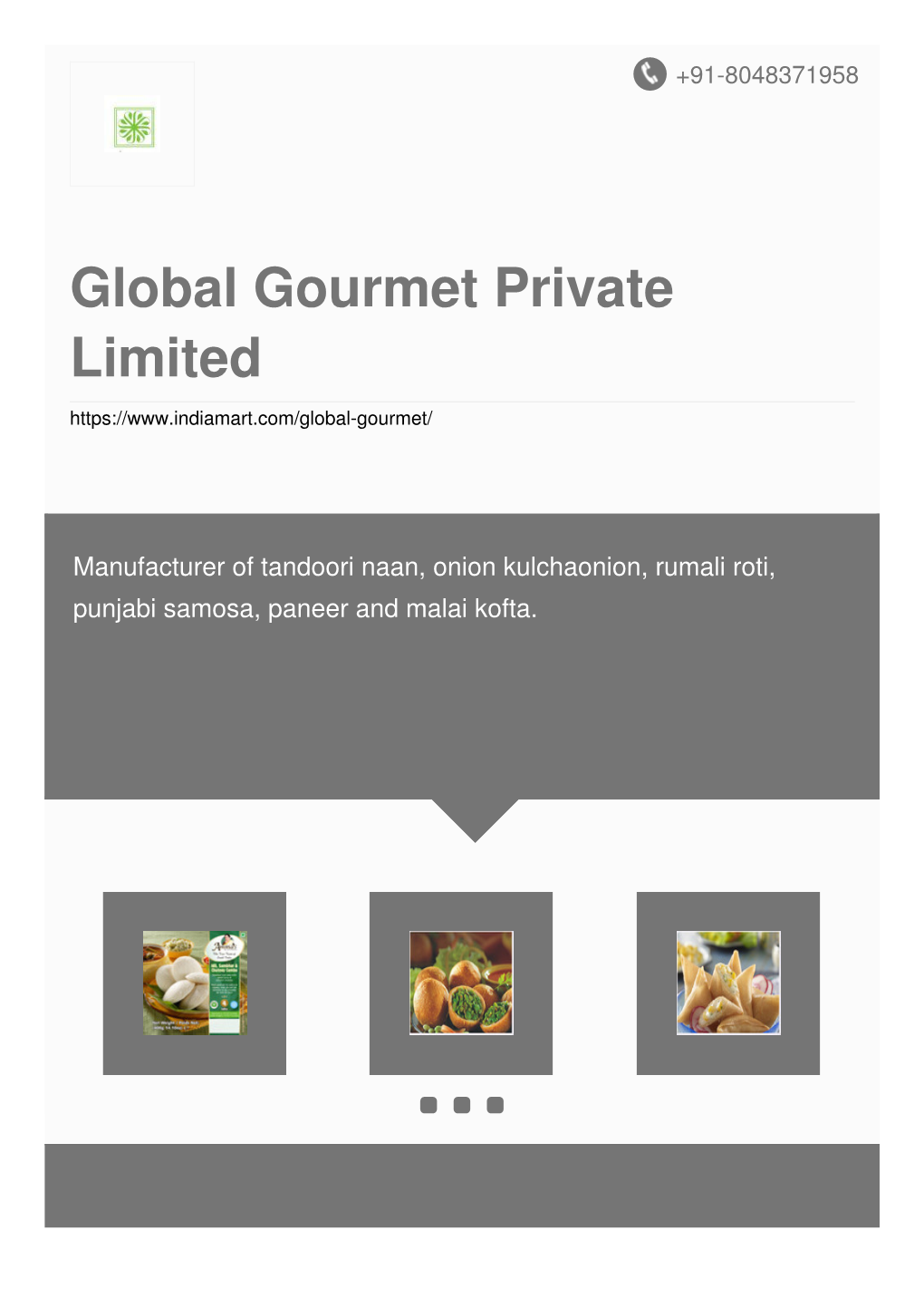 Global Gourmet Private Limited