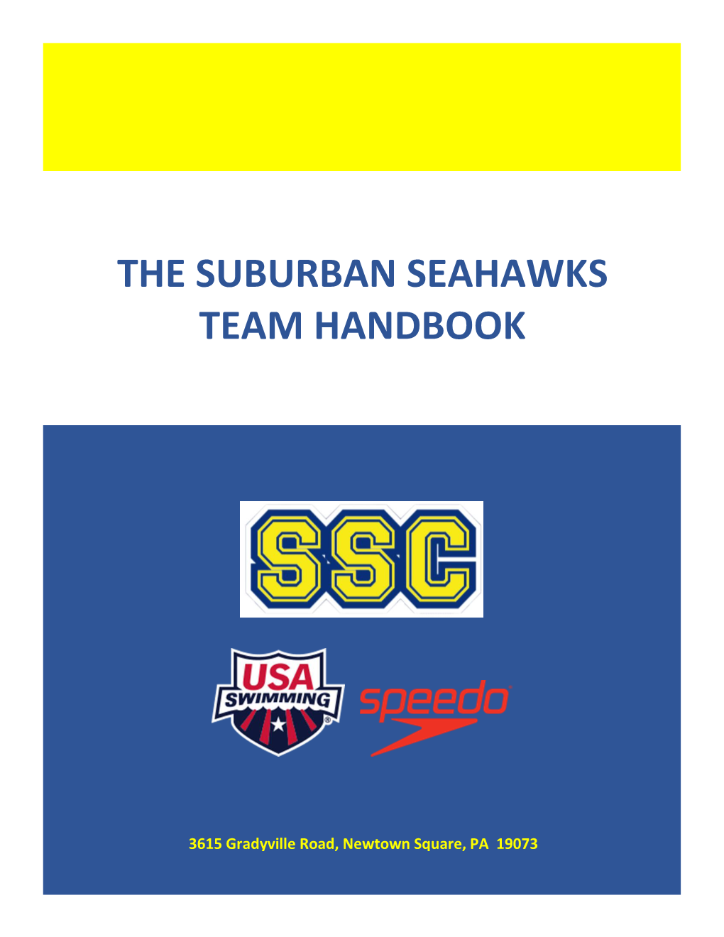 The Suburban Seahawks Team Handbook