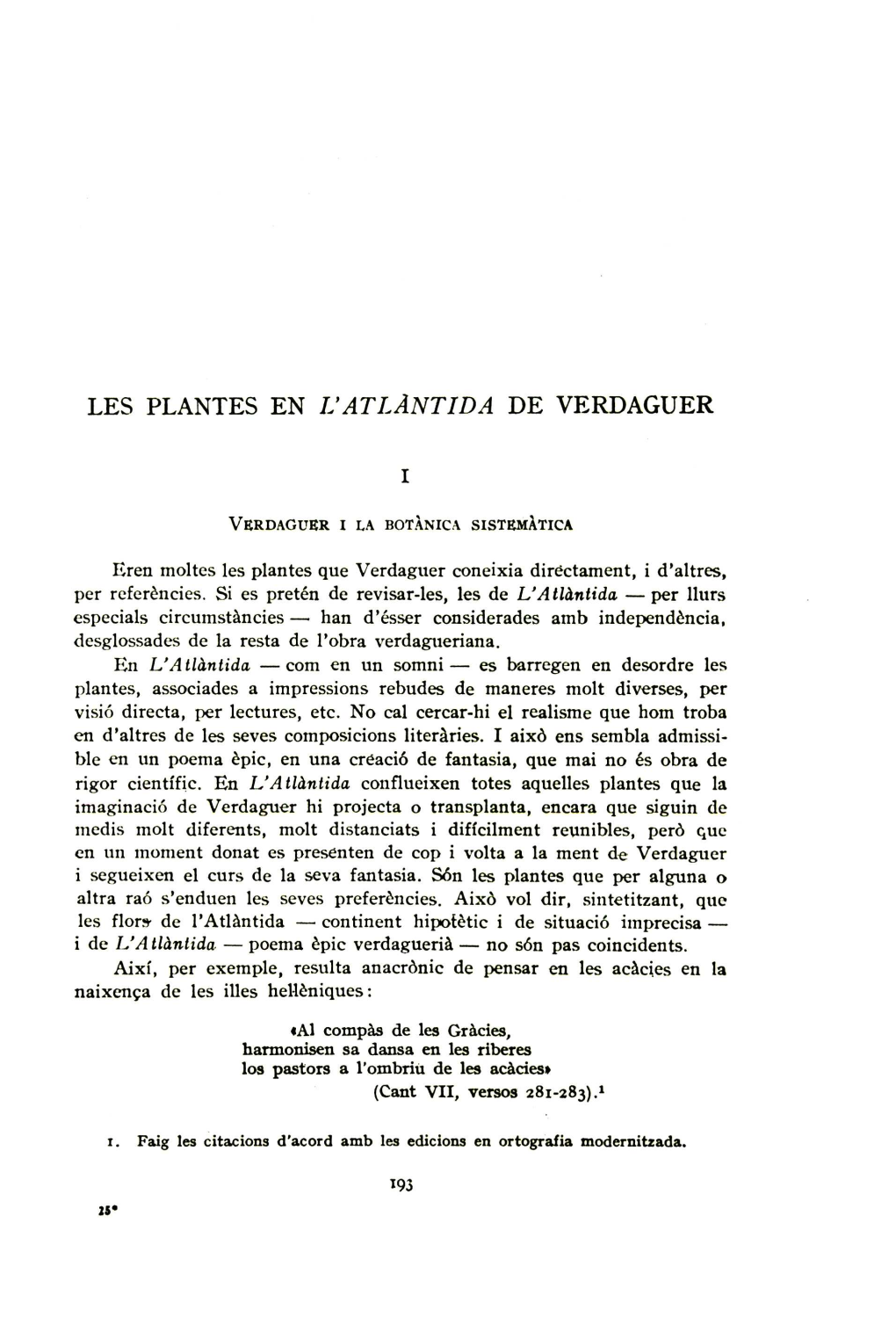 Les Plantes En L'atlàntida De Verdaguer