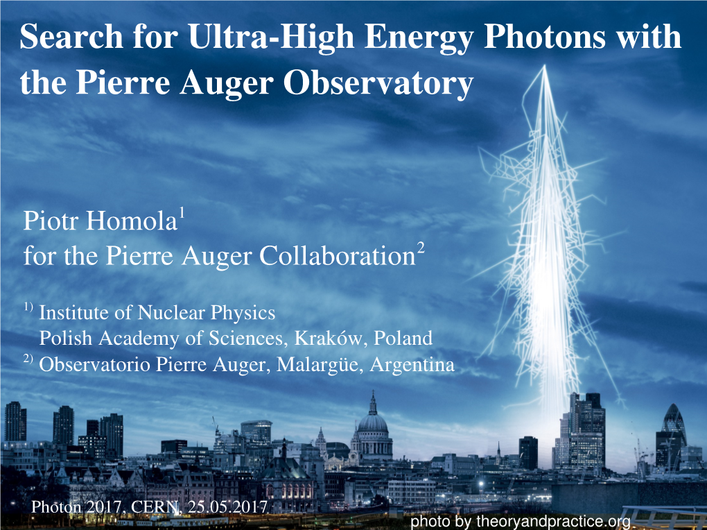 Search for Ultrahigh Energy Photons with the Pierre Auger Observatory