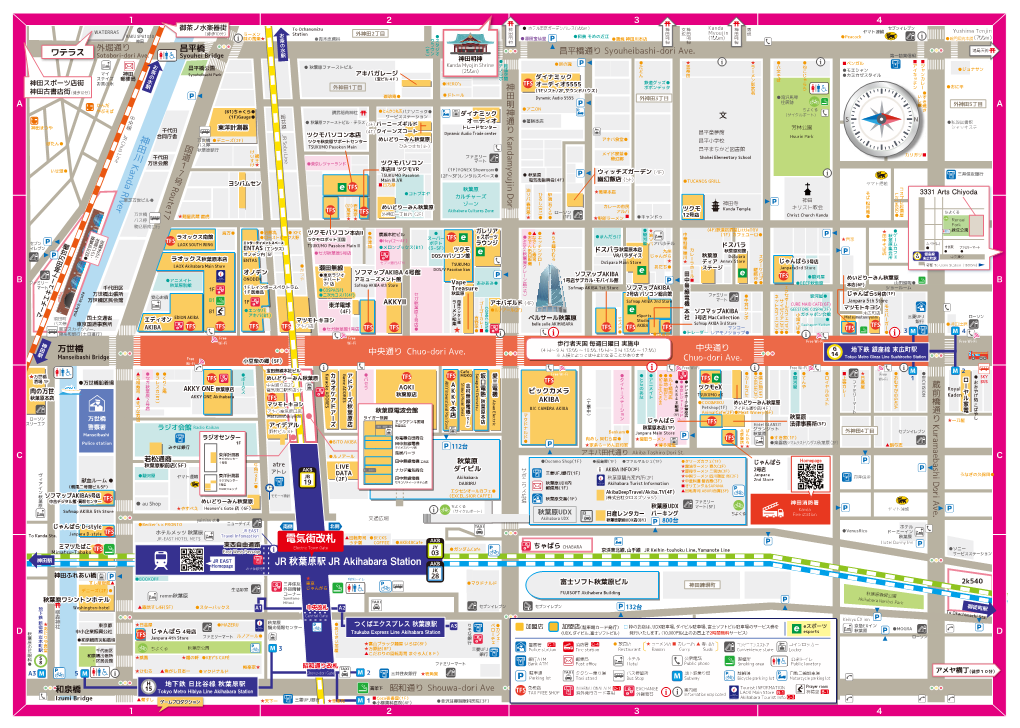 JR Akihabara Station JR 秋葉原駅 電気街改札