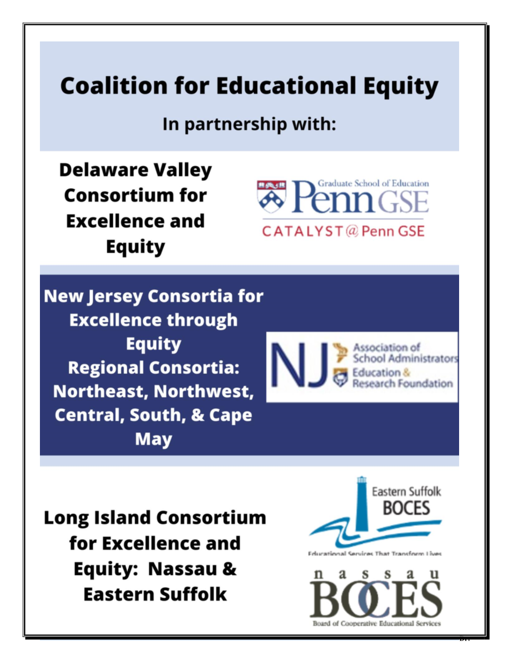 Penn Equity and Excellence Consortia Mission