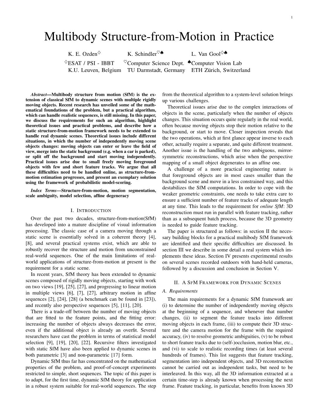 Multibody Structure-From-Motion in Practice