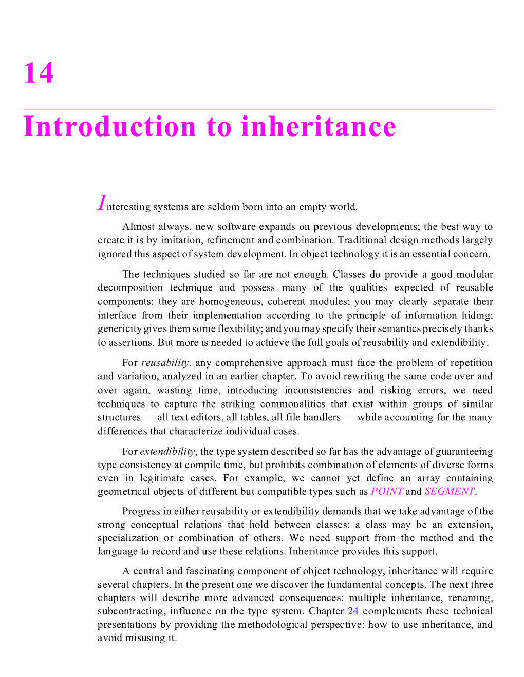 14 Introduction to Inheritance