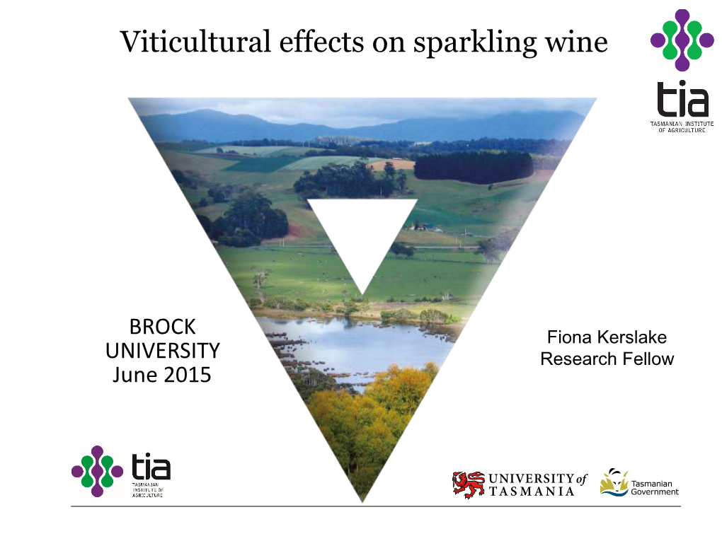 Fiona Kerslake Presents Viticultural Effects on Sparkling Wine Quality