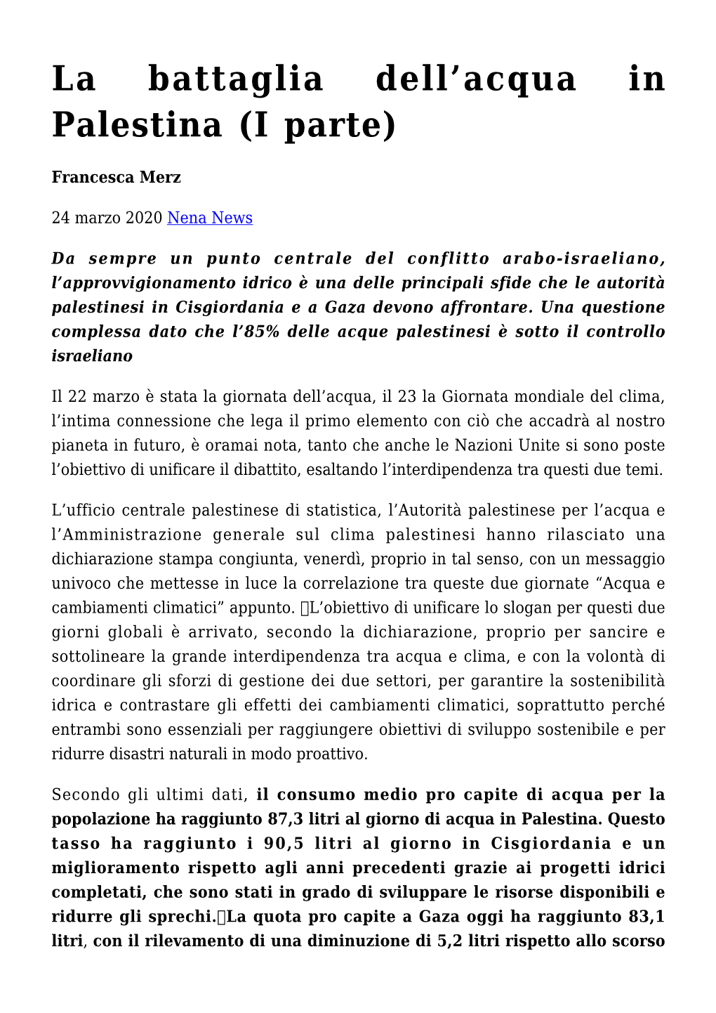 Scienza, Guerra, Società. Secondo Incontro. 5 Febbraio