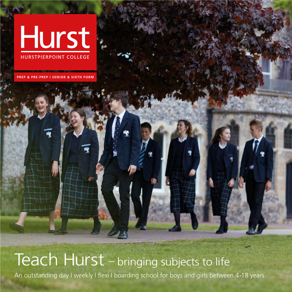 Teach Hurst – Bringing Subjects to Life