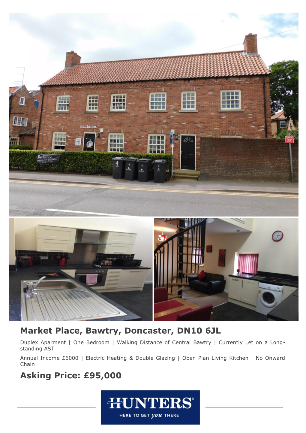 Market Place, Bawtry, Doncaster, DN10 6JL Asking Price: £95,000