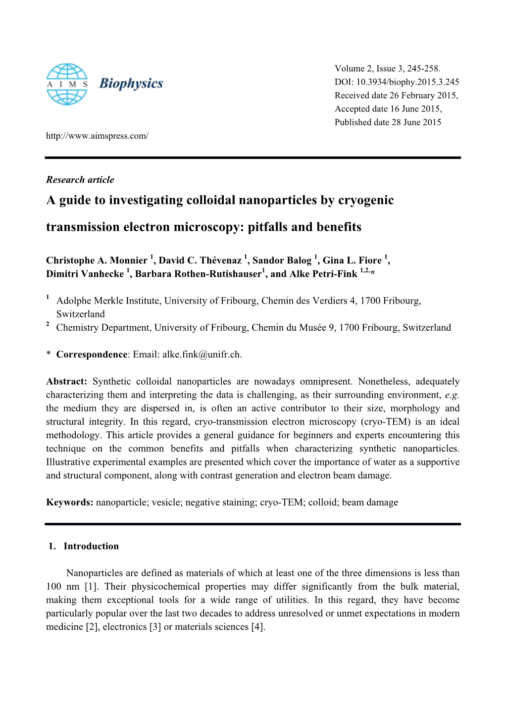 A Guide to Investigating Colloidal Nanoparticles by Cryogenic Transmission Electron Microscopy: Pitfalls and Benefits