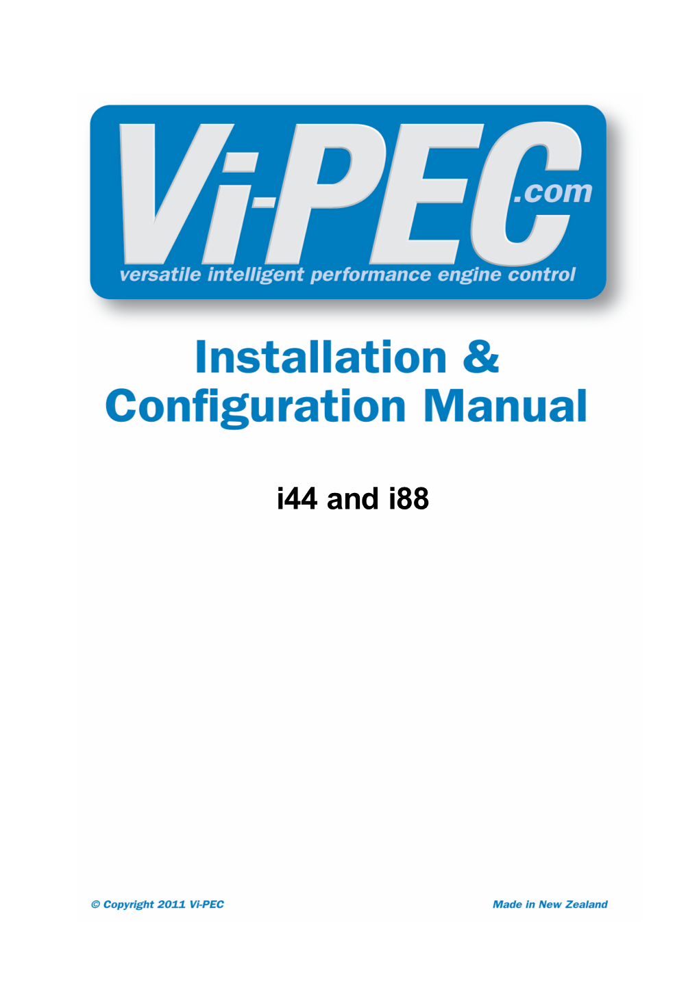 I-Series Wiring and Installation Manual