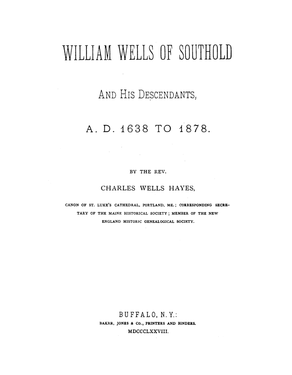 William Wells of Southold