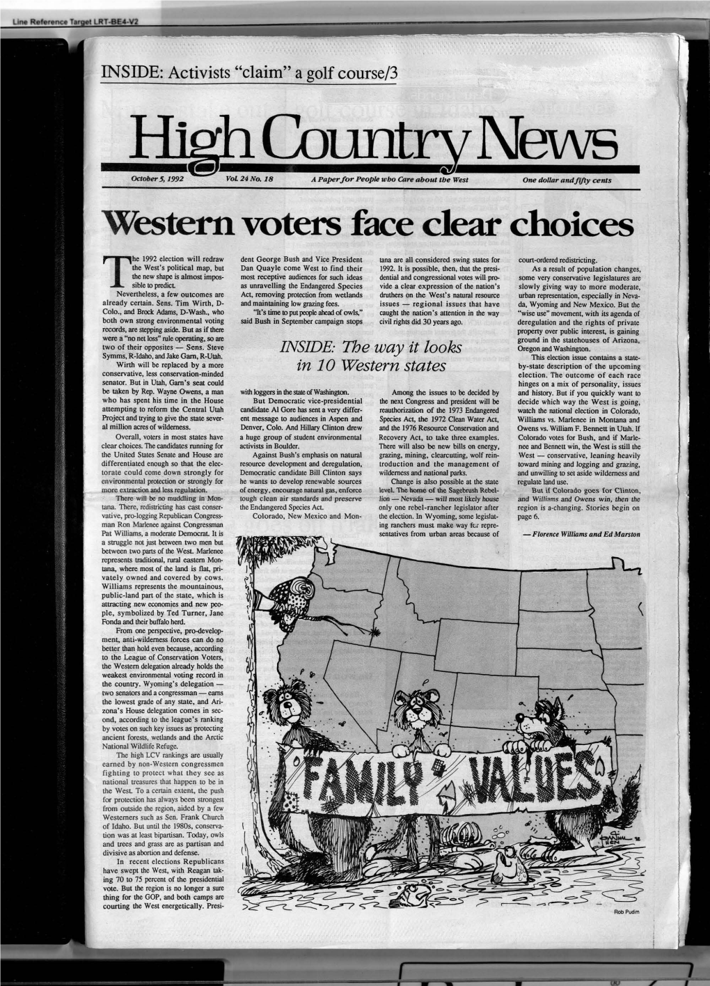 High Country News Vol. 24.18, Oct. 5, 1992