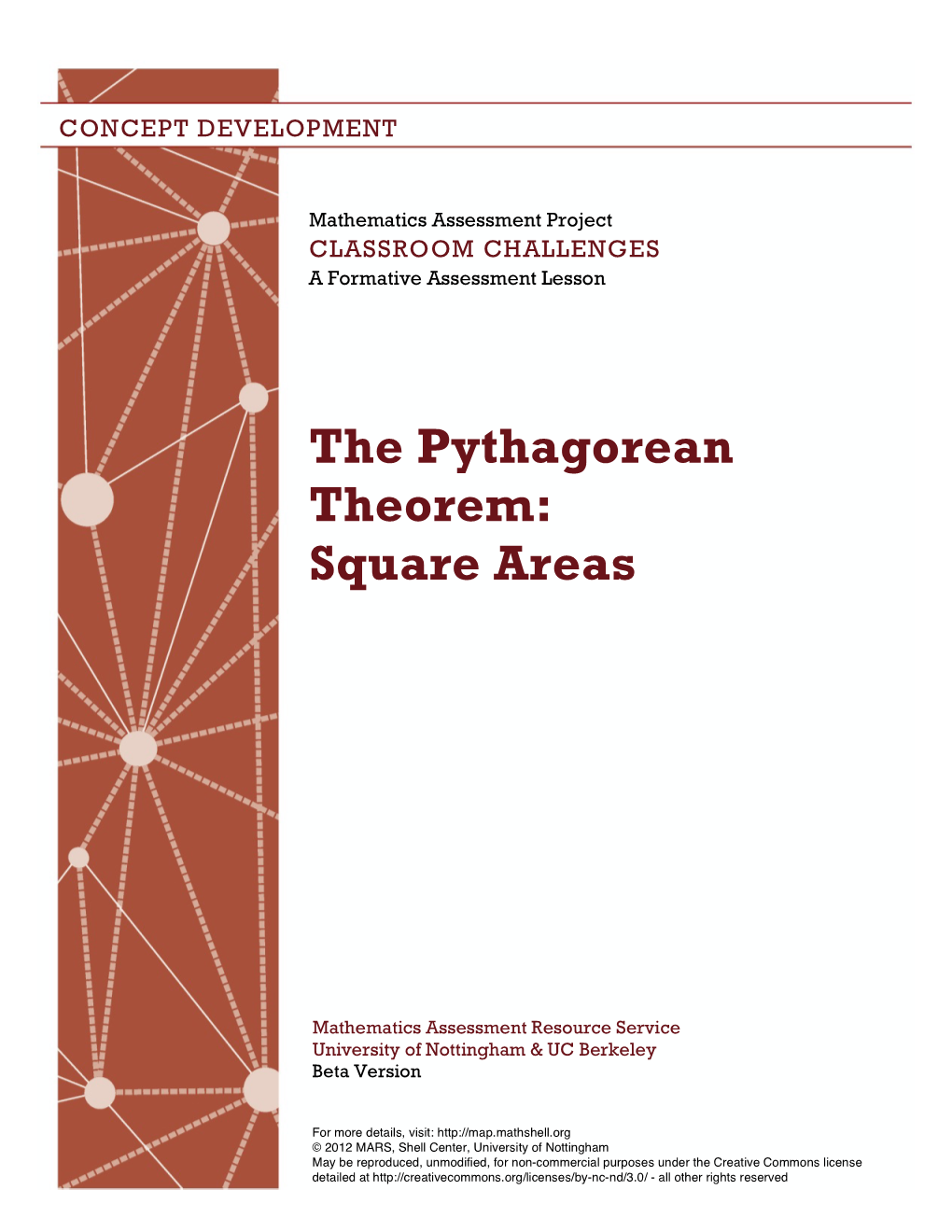 The Pythagorean Theorem: Square Areas