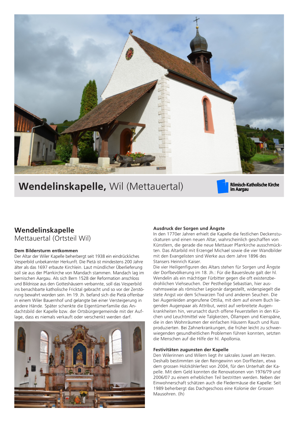 Wendelinskapelle, Wil (Mettauertal)
