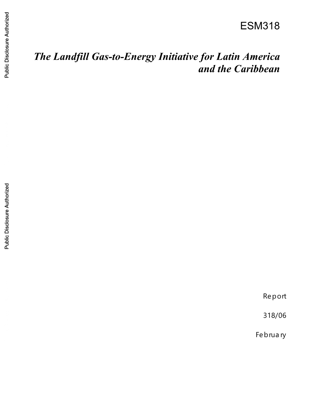 3 Landfill Gas-To-Energy Initiative