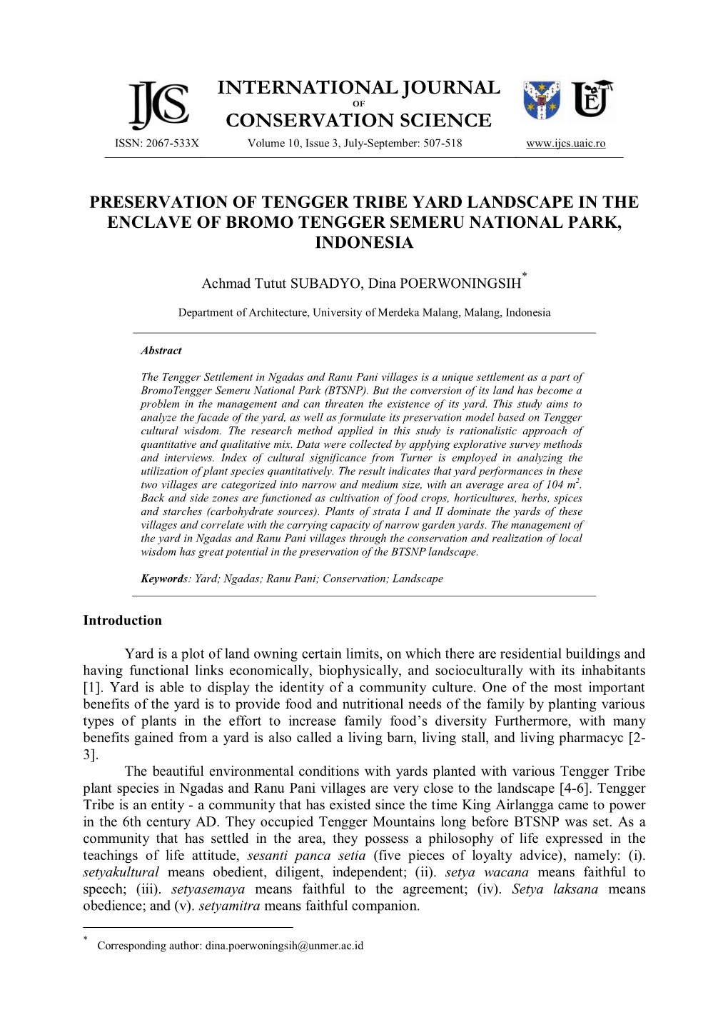 Sem-Edx Analysis of an Ancient Stone Statue