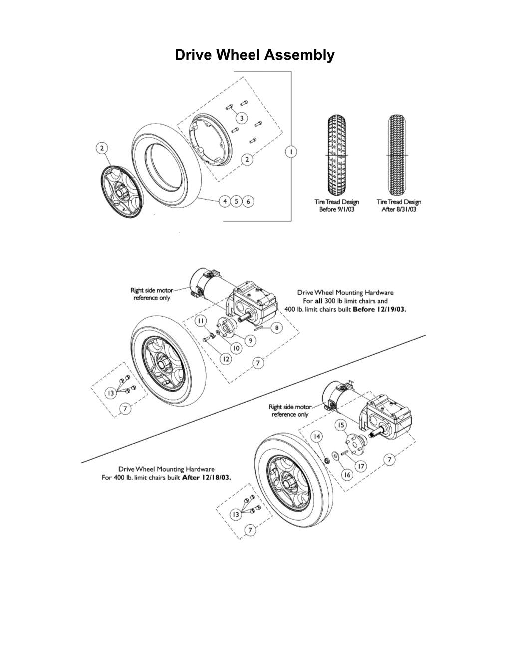 Drive Wheel Assembly