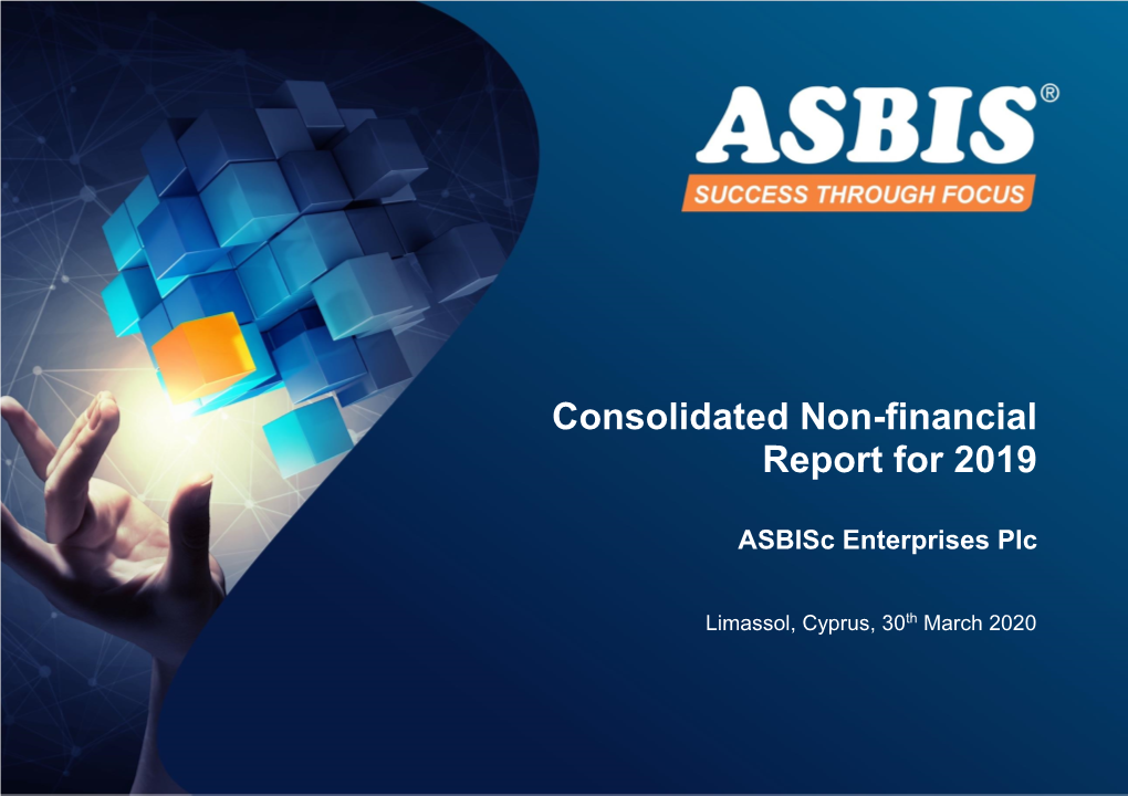 Consolidated Non-Financial Report for 2019