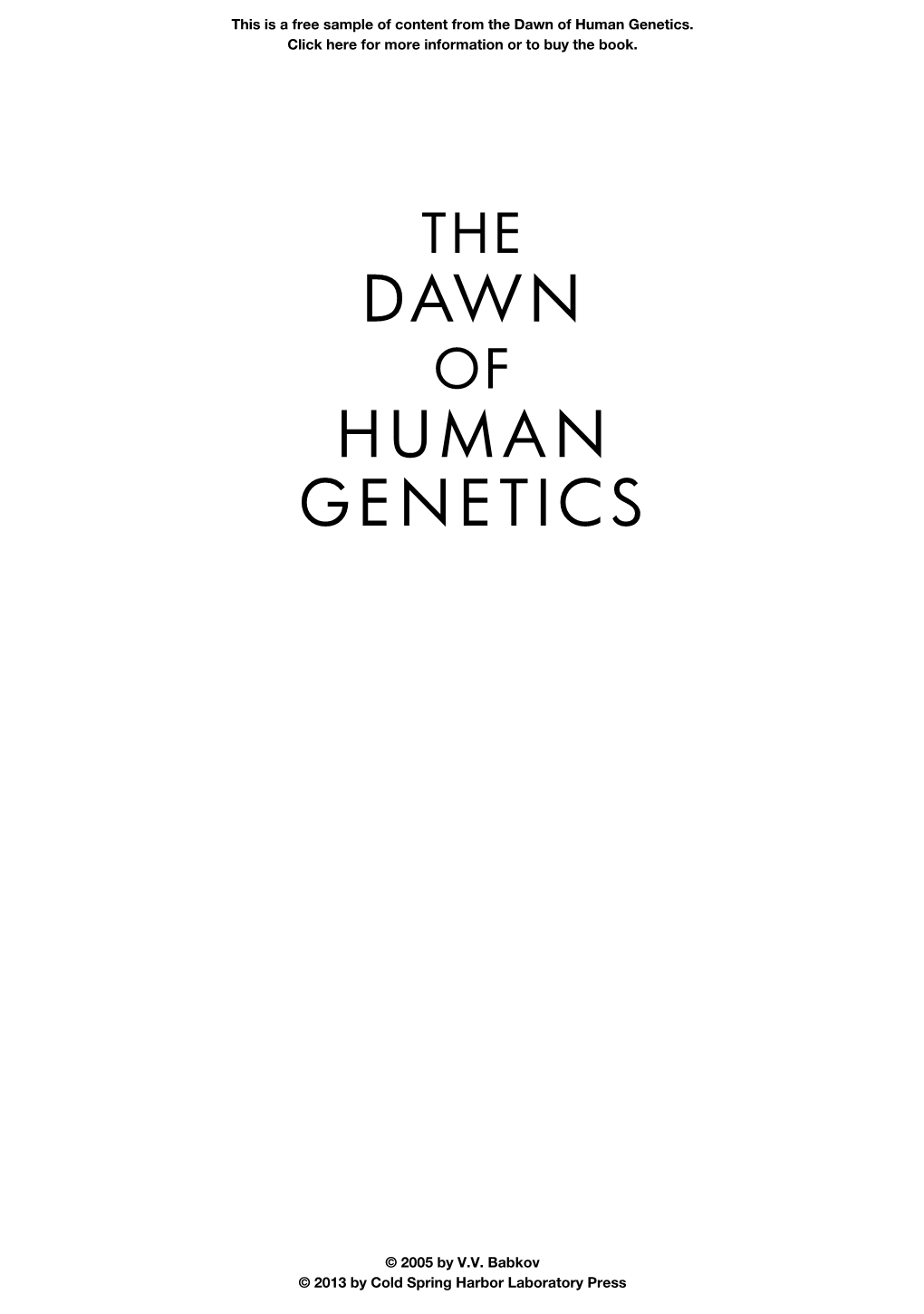 Dawn Human Genetics