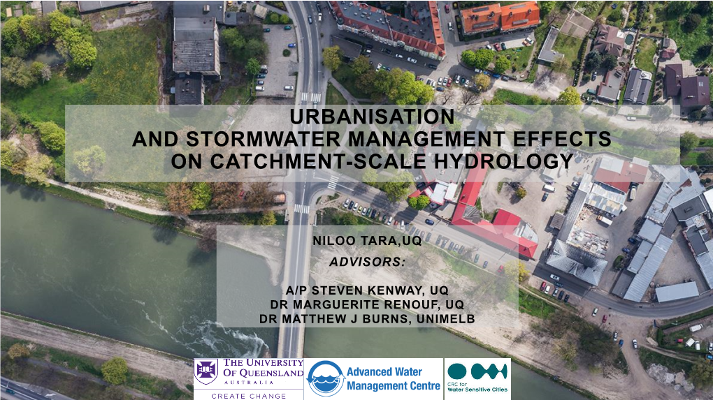 Urbanisation and Stormwater Management Effects on Catchment-Scale Hydrology