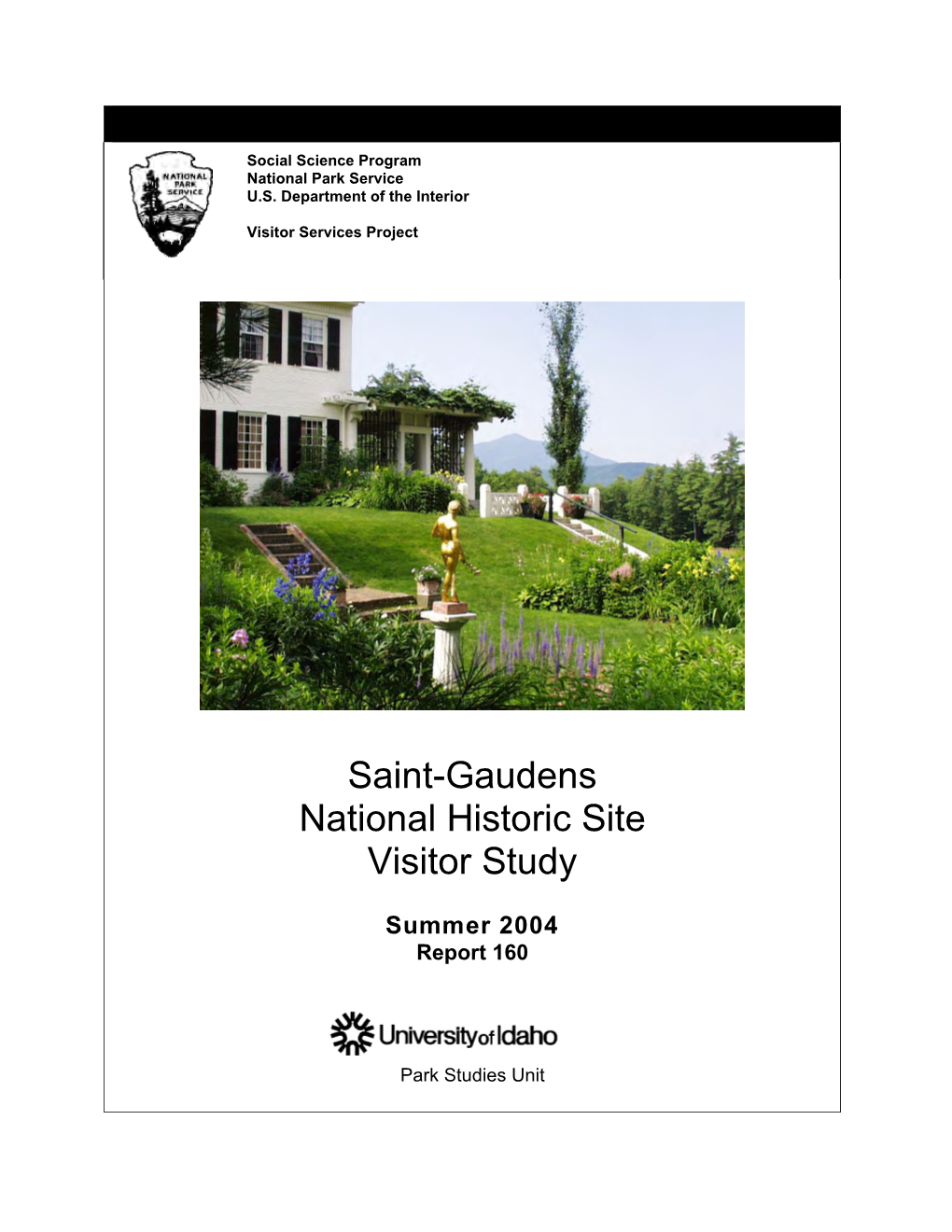Saint-Gaudens National Historic Site Visitor Study