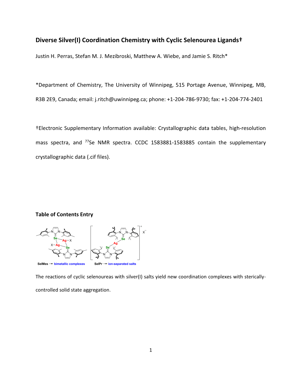 Diverse Silver(I) Coordination Chemistry with Cyclic Selenourea Ligands†