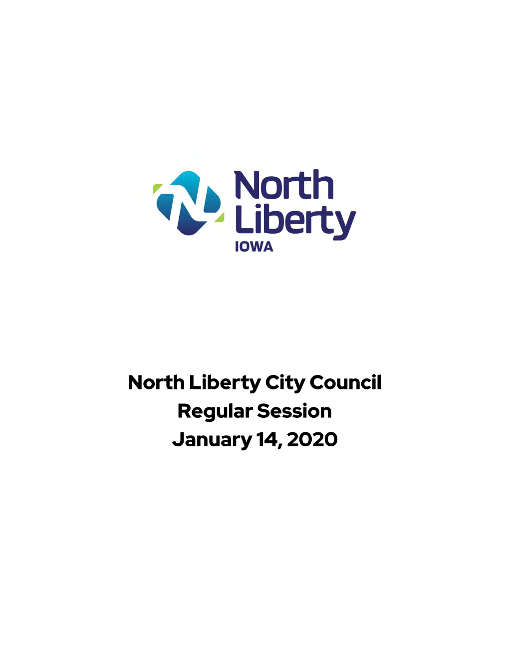 North Liberty City Council Regular Session January 14, 2020