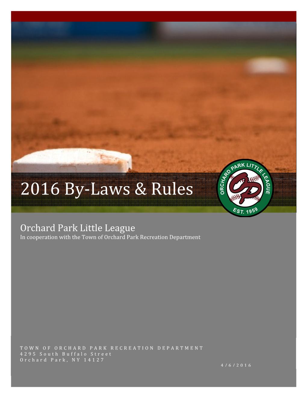2016 By-Laws & Rules