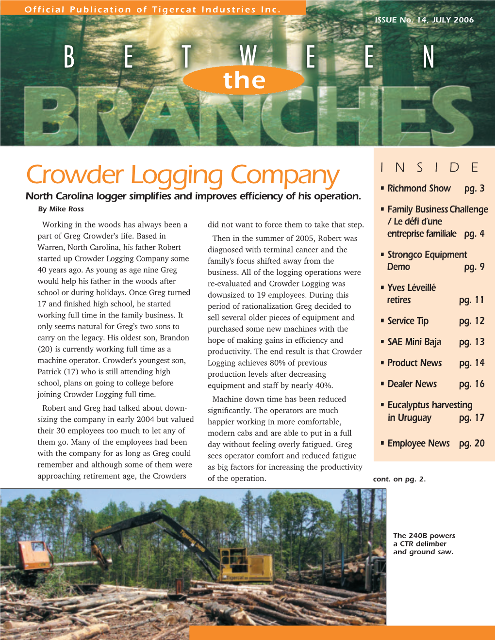 Crowder Logging Company • Richmond Show Pg