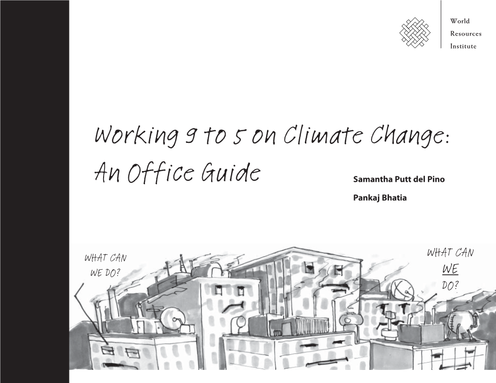 Working 9 to 5 on Climate Change: an Office Guide