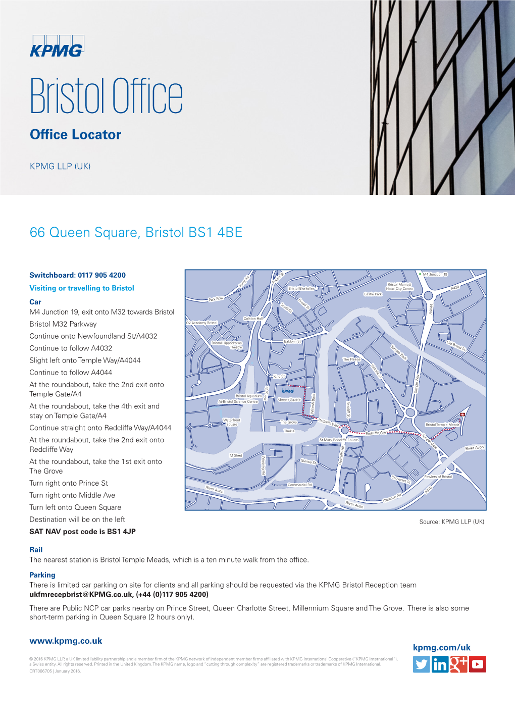 KPMG Bristol Office Locator