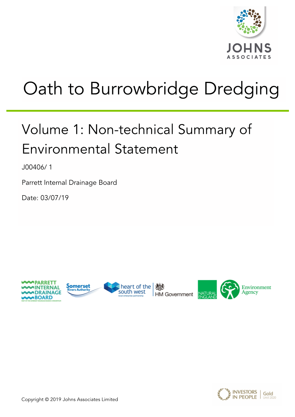 Oath to Burrowbridge Dredging