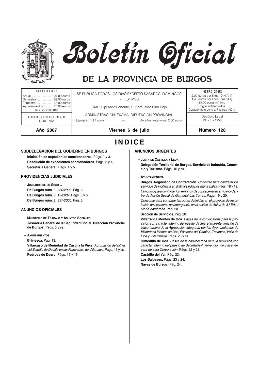 Boletín BOPBUR