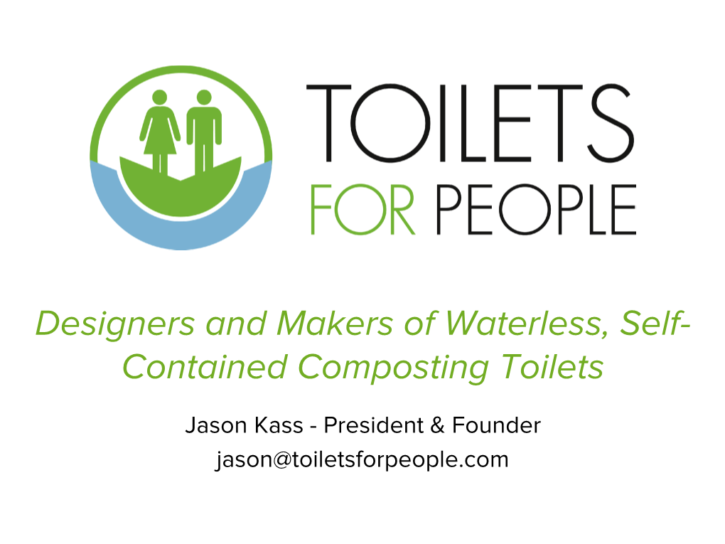 Composting Toilets for People