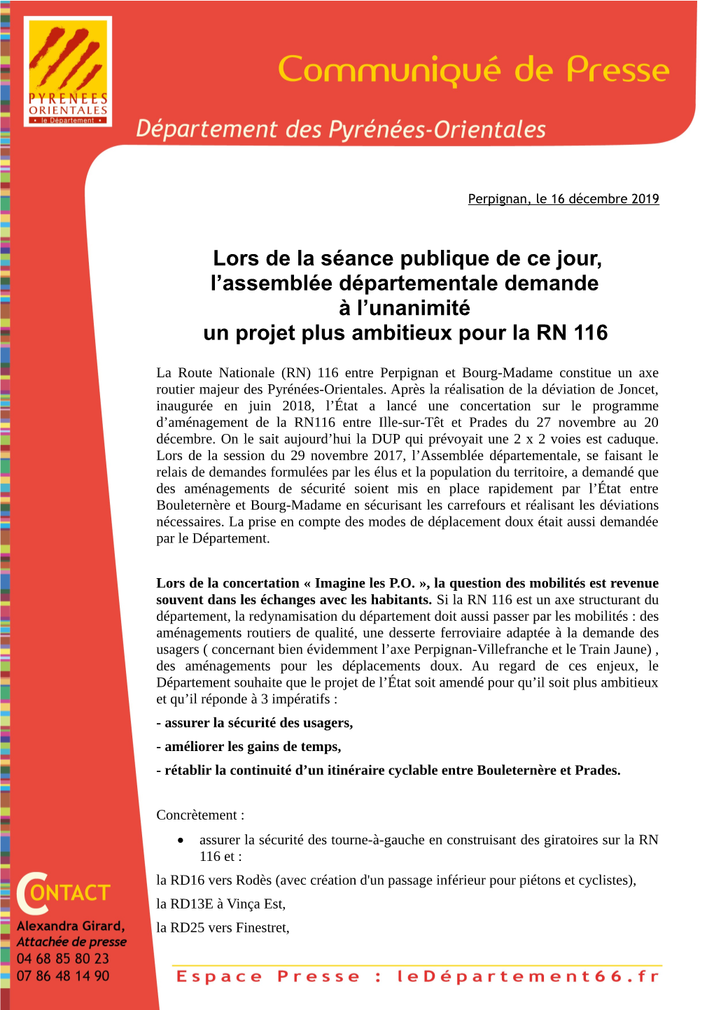 Lors De La Séance Publique De Ce Jour, L'assemblée Départementale