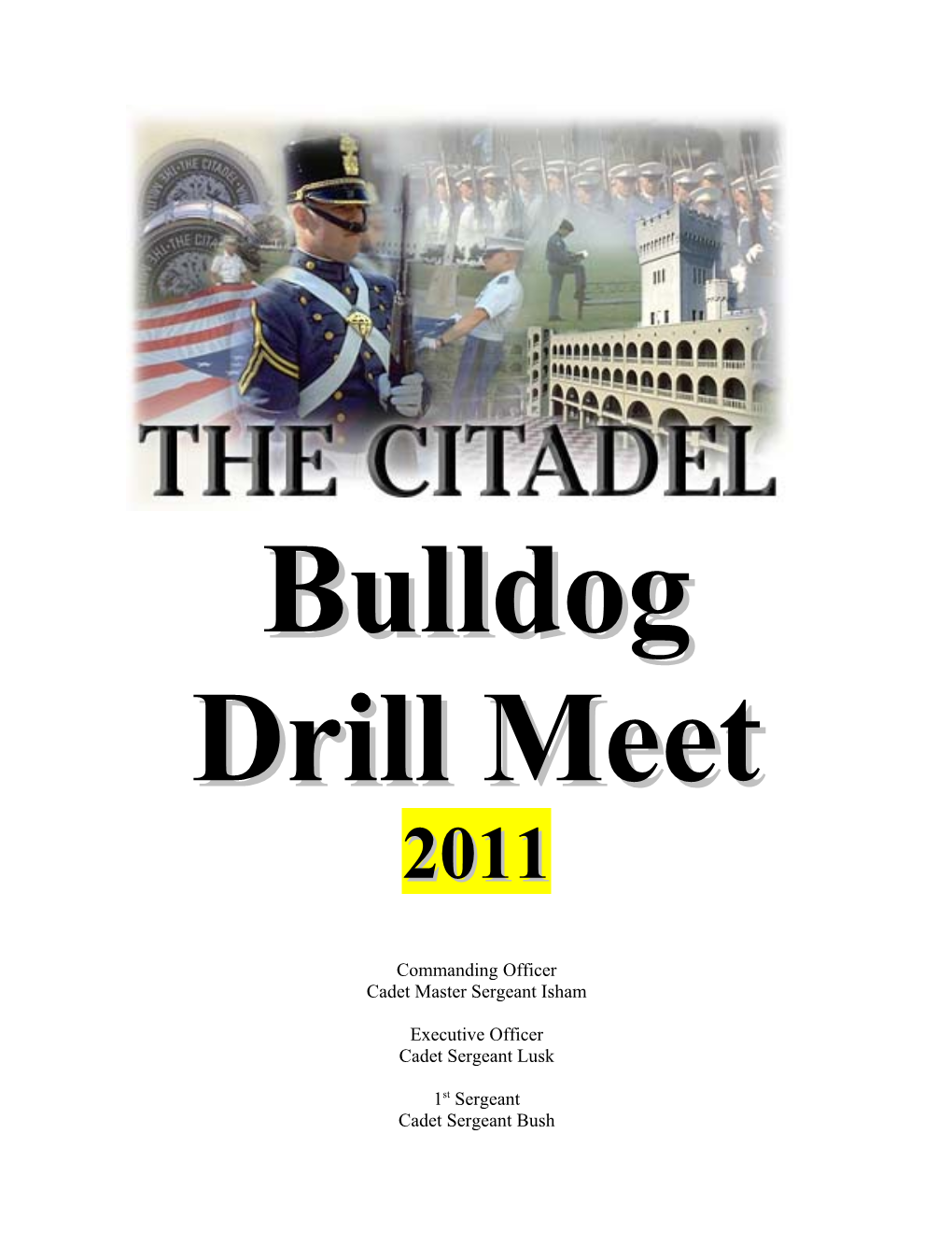 From: the Rifle Legion Drill Team, the Citadel, Charleston, SC