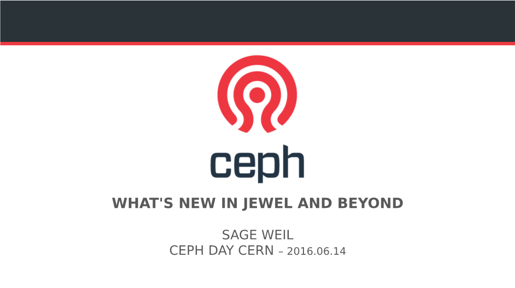 20160614 Ceph Day Cern.Pdf