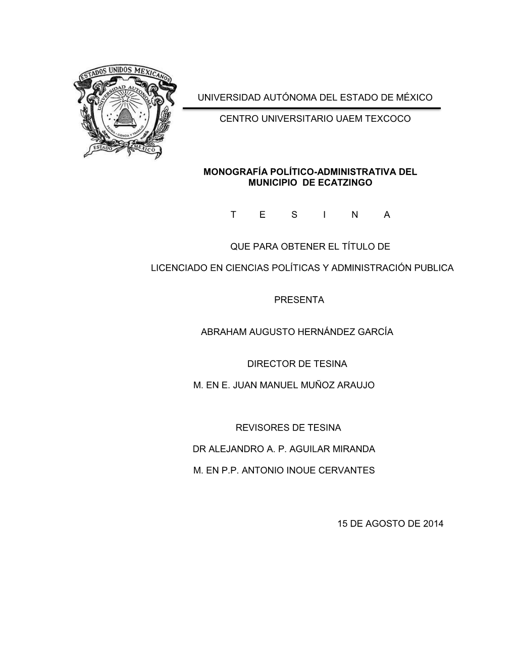 Monografía Político Administrativa Del Municipio